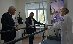 Помощник Президента Российской Федерации Игорь Левитин высоко оценил работу Отделения реабилитации, восстановительного лечения и спортивной медицины ДВОМЦ