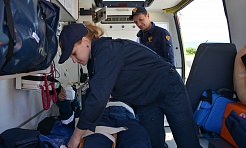 Мобильный отряд экстренной медицинской помощи ДВОМЦ принял участие в морских учениях